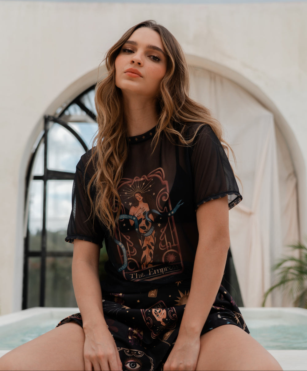 EMPERATRIZ MESH SHIRT