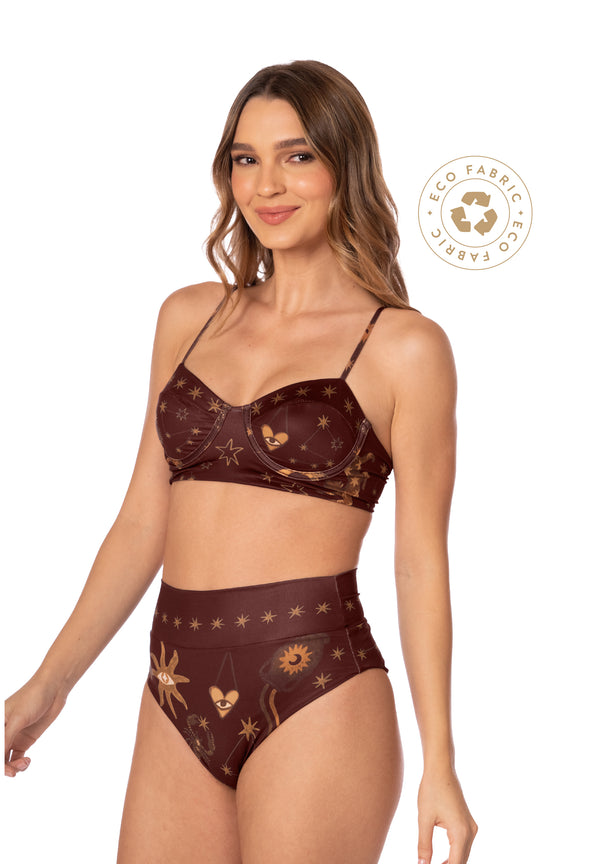 GALAXIA UNDERWIRE BRALETTE TOP