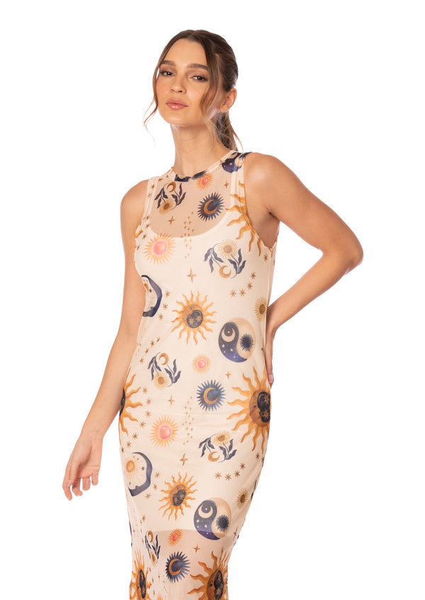 SOL Y LUNA MESH DRESS