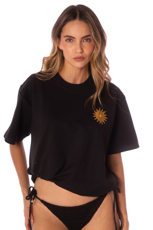 GARDEN BLACK T-SHIRT