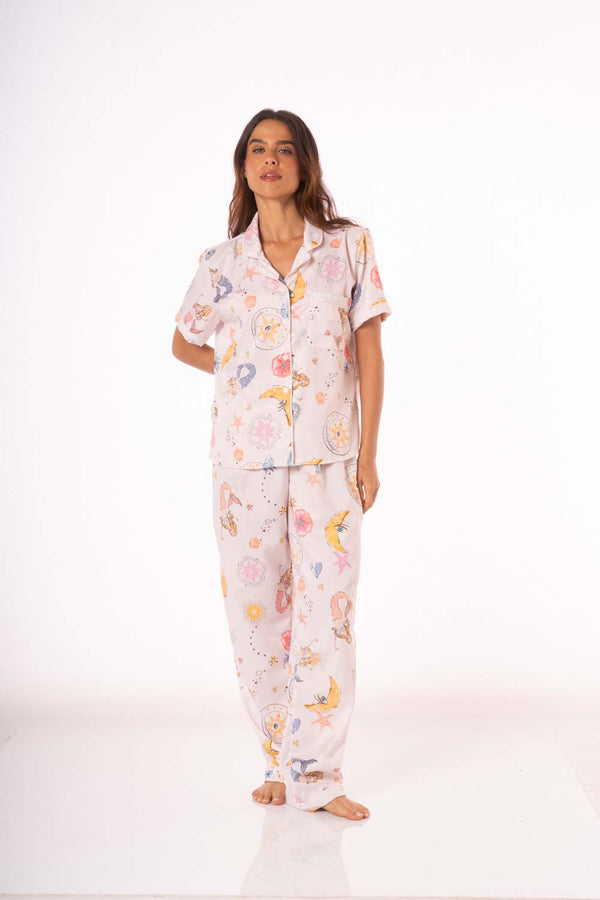 SET PIJAMA LUNA MID LONG